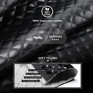 STQ Women's Fashion Sneakers Casual Slip On Shoes Comfort Nursing Shoes for Ladies White 9 - Image 2