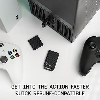 WD_Black 2TB C50 Storage Expansion Card, Officially Licensed for Xbox – Quick Resume, Plug & Play, NVMe SSD Expansion for Xbox Series X|S Gaming Consoles - WDBMPH0020BNC-WCSN - Image 7