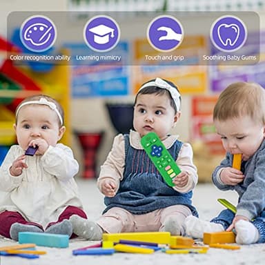 Chuya Remote Teethers Silicone Baby Teething Toys TV Remote Teether Toy - Image 7