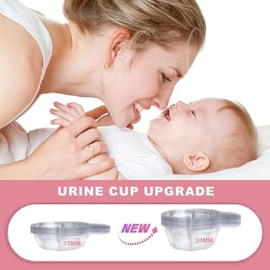 ACCUBIO Pregnancy Test Strips with Urine Cups, hCG Detection Home Pregnancy Tests, Sensitive & Over 99% Accurate, 20 Count Individually Wrapped, Rapid hCG Test Strips, 5mm Wider 25mIU/mL - Image 3