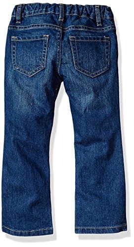 The Children's Place Baby Girls and Toddler Girls Basic Bootcut Jeans, Indigo Stone, 9-12 MONTHS - Image 2