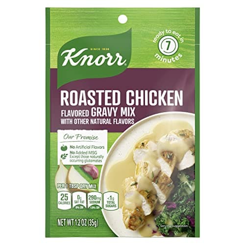 Knorr Gravy Mix For Delicious Easy Meals and Side Dishes Roasted Chicken Gravy No Artificial Flavors, No Added MSG 1.2 oz, Pack of 24 - Image 1