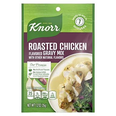 Knorr Gravy Mix For Delicious Easy Meals and Side Dishes Roasted Chicken Gravy No Artificial Flavors, No Added MSG 1.2 oz, Pack of 24 - Image 1