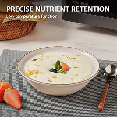 TOSHIBA Combo 8-in-1 Countertop Microwave Oven, with Convection, Broil, Odor Removal Mode, 12.4" Position Memory Turntable, Child-Lock, Black Stainless Steel, ML2-EC10SA(BS) A, Air Fryer-1.0 Cu.Ft - Image 9