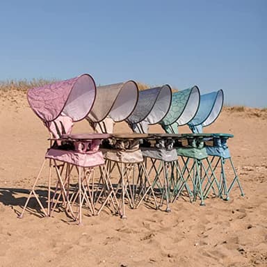 Baby Delight Go with Me Uplift Deluxe Portable High Chair | Travel High Chair | Sun Canopy | Indoor and Outdoor | Green Garden - Image 6