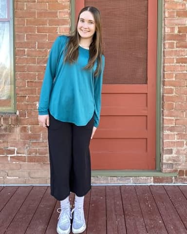 Promover Capri Pants for Women Yoga Pants with Pockets Wide Leg Cropped Pants for Casual Summer High Waisted Flare Legggings(Black,M,23") - Image 4