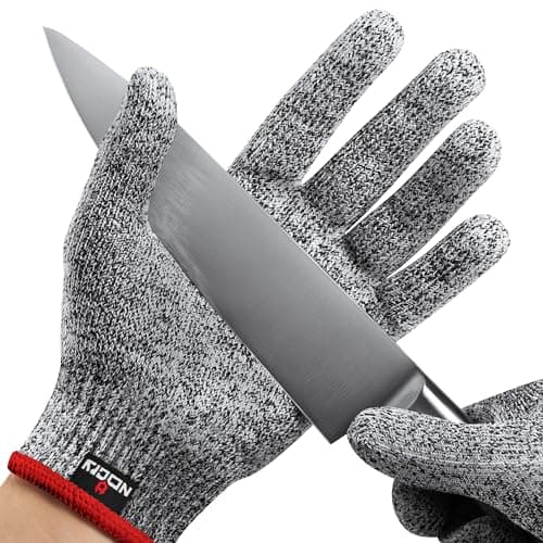NoCry Premium Cut Resistant Gloves Food Grade — Level 5 Protection; Ambidextrous; Machine Washable; Superior Comfort and Dexterity; Lightweight — Perfect Cutting Gloves or Mandolin Glove - Image 1