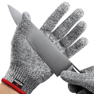NoCry Premium Cut Resistant Gloves Food Grade — Level 5 Protection; Ambidextrous; Machine Washable; Superior Comfort and Dexterity; Lightweight — Perfect Cutting Gloves or Mandolin Glove - Image 1