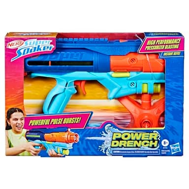 Nerf Super Soaker Power Drench Water Blaster, High Performance Pressurized Blasting, Easy Fill Station, Water Toys, Ages 8+ - Image 2