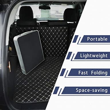 HYMnature Folding Camping Table with Storage Compartment Aluminum Lightweight Camp Kitchen Table Height Adjustable Indoor/Outdoor Table Perfect for Tailgating, Backyards, BBQ,Picnic, Black - Image 5