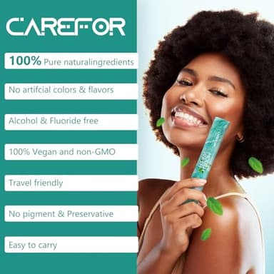 Mouthwash Travel Size Portable 60 Individual Disposable Packets to Go, Alcohol & Fluoride Free Fresh Mint Mouthwash Strips for Superior Oral Hygiene (Pack of 60) - Image 4