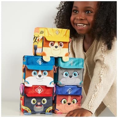 Rubble & Crew Stuffed Animals, Mix, 4-Inch Cube-Shaped Plush Toy for Kids Ages 3 and Up - Image 8
