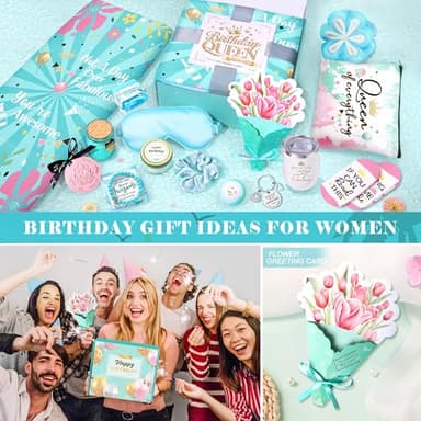 Birthday Gifts for Women, Best Friend Birthday Gifts for Women, Get Well Soon Gift Basket, Ocean Relaxing Spa Gifts Basket Care Package, Birthday Gifts for Woman, Coworkers, Sister, Mom & Wife - Image 7