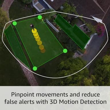 Like-New Ring Stick Up Cam Pro Battery | Two-Way Talk with Audio+, 3D Motion Detection with Bird’s Eye Zones, and 1080p HDR Video & Color Night Vision (2023 release), White - Image 3