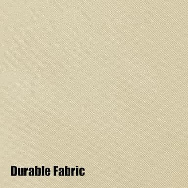 BONZER Outdoor Curtains for Patio Water Resistant Heavy Privacy Light Filtering Grommet Outside Curtains for Porch, Pergola, Gazebo, 1 Panel, 54W x 95L inch, Cream - Image 6