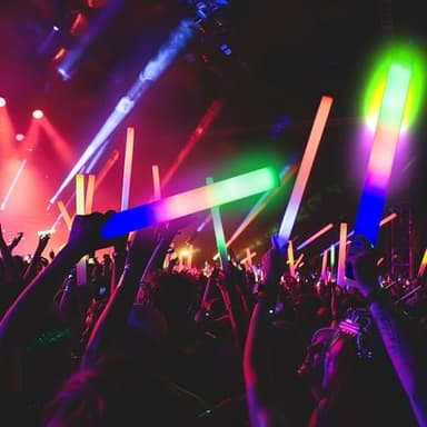 pelreame 55 Pcs LED Foam Glow Sticks Bulk,Foam Light Up Sticks 3 Modes of Color Flashing,Glow in The Dark Party Supplies for Birthday,Wedding,Raves,Carnival,New Year,Concert,Halloween Christmas - Image 3