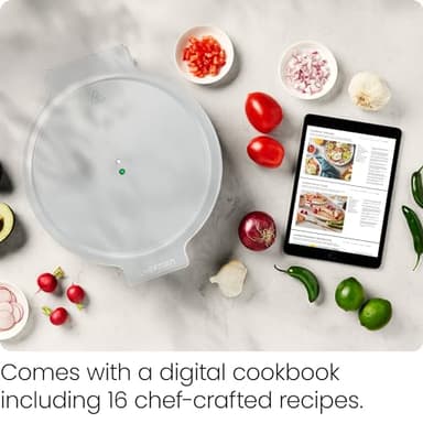 Chefman Everything Maker & Pizza Oven – 1440W Countertop Electric Pizza Maker with 12” Nonstick Cooking Plates, Plus Makes Quesadillas, Omelettes and More, with Indicator Lights and Vertical Storage - Image 6