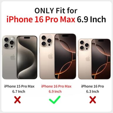 XIZYO Case for iPhone 16 Pro Max, Colorful Retro Oil Painting Flower Cute Floral Aesthetic Curly Wave Frame Laser Glossy Reflective Exquisite Stylish Protective Cover Women Girls-Flower/Purple - Image 2