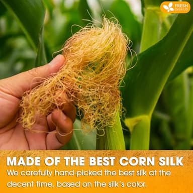 FreshDrinkUS, Premium 75 Tea Bags Corn Silk Tea, 100% Natural & Pure from Corn Silk. Corn Silk Herbal Tea. Clean Ingredients. Made with Natural Material Tea Bags. No Sugar, No Caffeine, Vegan. - Image 6