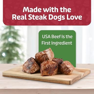 Blue Buffalo Nudges Grillers Dog Treats, Steak, 5-oz. Seasonal Bag - Image 3