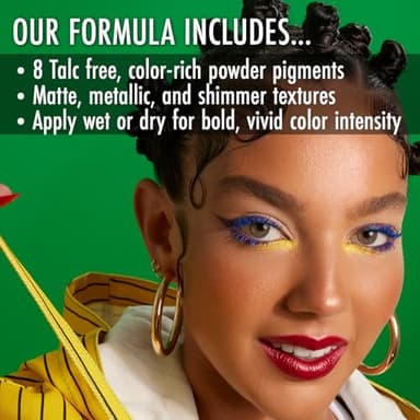 Black Radiance Cross Colours Eyeshadow Palette, Talc-Free, Highly Pigmented Matte, Metallic & Shimmer Shades, Smooth Blendable Formula, Paraben & Cruelty-Free - Volume 1 - Image 5