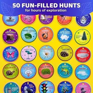 QUOKKA Scavenger Hunt Game for Toddlers 3-5 – 50 Toddler Activities Outdoor Cards Game Set - Fun Educational Play for Preschool Boys and Girls and Early Development - Image 2