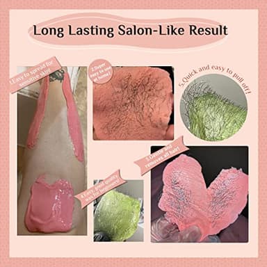 Waxing Kit for Women and Men, GIRLEARLE Wax Warmer Hair Removal at Home with Beads, Multiple Formulas Target Different Types of Sensitive Skin Body, Brazilian Bikini, Eyebrow, Facial - Image 2