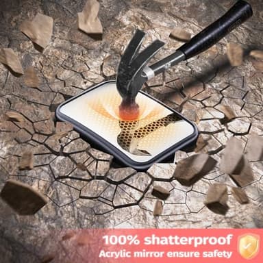 Baby Car Mirror for Car Seat Safely Mirror Hook Clip Design for Rear Facing Infant Newborn 360° Rotation Baby Backseat Mirror with Wide Clear View, Shatterproof, Easy Install Baby Essentials - Image 3