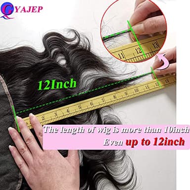 14 Inch 13x6 Lace Frontal Body Wave HD Transparent Frontal Ear to Ear 13x6 Lace Frontal Closure With Baby Hair Free Part 100% Virgin Human Hair Closure Natural Hairline 150% Density - Image 5