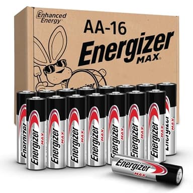 Energizer MAX AA Batteries (16 Pack), Double A Alkaline Batteries - Image 1