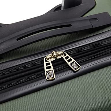 Travelers Club Chicago Hardside Expandable Spinner Luggage, Thyme Green, 20" Carry-On - Image 8