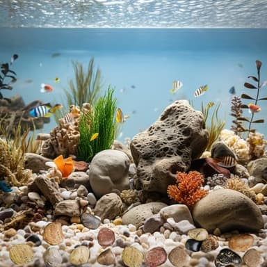 HappyFiller Decorative Natural Pebbles Polished Rocks Stones Mixed Color for Aquarium Gravel,Fish Turtle Tank,Outdoor Indoor Plants Top Dressing,Garden Landscaping,Home Vase Filler Decoration,2 LB - Image 4