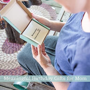 HOME SMILE Ceramic Ring Dish Jewelry Tray-Mom Gifts, Remember I Love You Mom - Birthday, Mother's Day, Christmas Gifts for Mom - Image 4