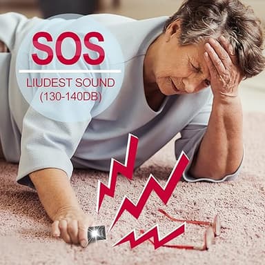 Thopeb® Personal Safety Alarm for Women – 130dB Loud Emergency Siren & SOS Strobe LED Light – Self Defense Keychain, College Dorm Room Essentials for Girls (Charcoal) - Image 6