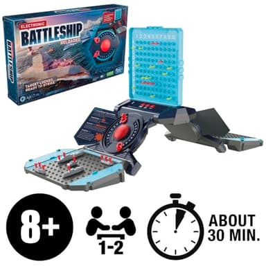 Hasbro Gaming Electronic Battleship Reloaded Board Game, Naval Combat Strategy Game with Sounds, Lights, Special Attacks, Ages 8 and Up, 1-2 Players - Image 6