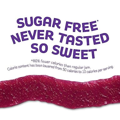 Smucker’s Squeeze Sugar Free Concord Grape Jam, 16.5 oz. Bottle, 12 Count - Image 7