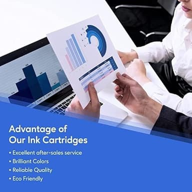 Upsek LC75 Compatible Ink Cartridge Replacement for Brother LC75/ LC71/ LC79 Ink Cartridge, Use with MFC-J625DW, MFC-J425W, MFC-J6910DW, MFC-J5910DW, MFC-J825DW, (Black, Cyan, Magenta, Yellow) - Image 5