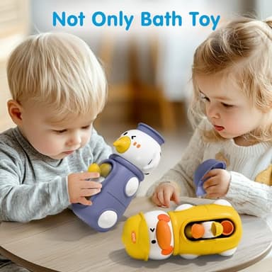 iPlay, iLearn Baby Bath Toys, Toddler Waterfall Bathtub Toy W/ Suction Cup, Kids Water Spinner for Tub Pool, Infant Duck Elephant Shower Bathtime, Birthday Gifts 12 18 Month 1 2 3 Year Old Boys Girls - Image 6