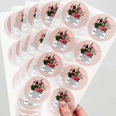 Happy Mother's Day Stickers,2 Inch Mother's Day Gift Tag for Card,Presents Package Bag,240 Pcs Per Pack - Image 7