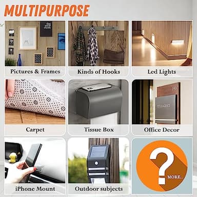 Extra Large Double Sided Tape Heavy Duty Removable 1.18 Inch x 160 Inch, Clear & Tough Nano Tape, Multipurpose Mounting Tape Picture Hanging Strips Adhesive for Poster Carpet - Image 6