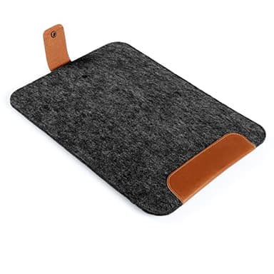 MegaGear 13" Genuine Leather & Fleece Slim MacBook Bag – Stylish & Protective Sleeve for MacBook Pro, MacBook Air, and Laptops - Image 5