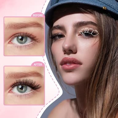 Magic Lash Clusters Kit 8-18mm Volume Wispy Eyelash Clusters Kit D Curl - WideSpan DIY Eyelash Extension Kit Cat Eye Lashes Individual Fake Eyelashes Clusters Kit with 0.05mm Ultra-Thin Black Band - Image 3