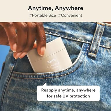 Abib Airy Sunstick Protection Bar Broad Spectrum SPF50+ 0.81 oz / 23 g (Semi- matte) | Korean Suncreen Stick Suncare Sunblock, No Whitecast, Protector Solar Barra, Water resistant - Image 7