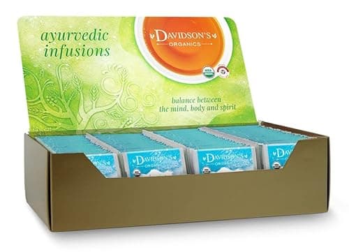 Davidson's Organics, Ayurvedic Infusions, Laxative, 100-count Individually Wrapped Tea Bags - Image 1