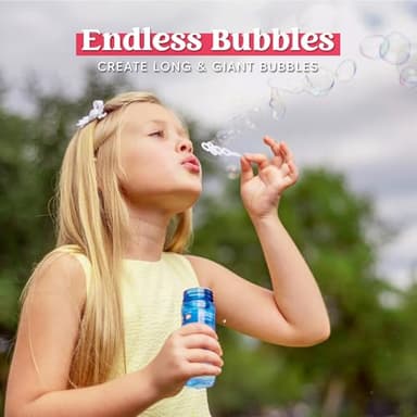 JOYIN 36 Pcs Bubble Bottles with Wand Assortment for Kids, 4oz Blow Bubbles Solution Novelty Summer Toy - Activity Party Favor Assorted Colors Set, Party Favors, Birthday - Image 2