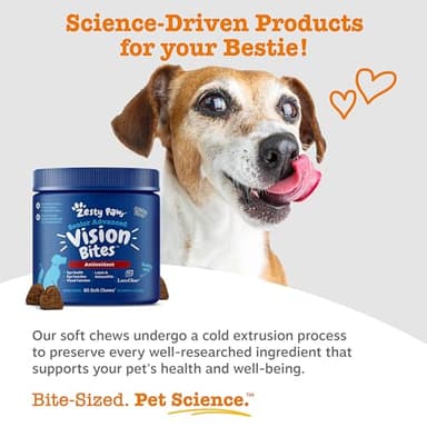 Zesty Paws Eye Supplement for Dogs - Vision Support with Antioxidants & Omega 3 Fatty Acids - 90 Chews - Image 6