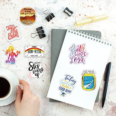 150Pcs Motivational Stickers for Kids Teens Students Teachers Planners Inspirational Quote Stickers Waterproof Vinyl Sticker for Water Bottles Laptop Scrapbook Journal - Image 7