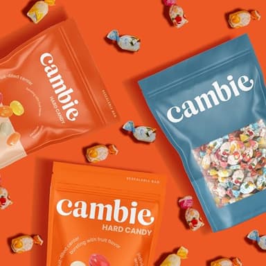 Assorted Fruit Hard Candy Individually Wrapped by Cambie, 2 lbs of Fruit Candy with a Deliciously Sweet Hard Exterior with a Soft, Decadent Filled Center - Image 8