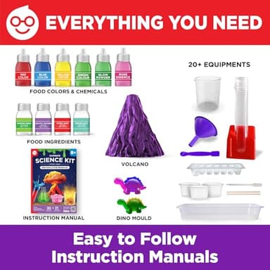 Doctor Jupiter Ultimate Science Kit, Chemistry Set for Kids Ages 8-10-12-14 | Birthday Gift Ideas for Boys & Girls 8,9,10+ Years Old | STEM Toy with 50+ Experiments | Learning & Educational Projects - Image 5