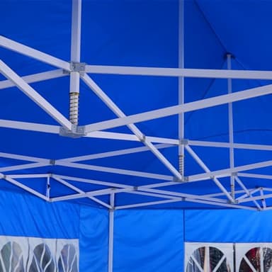 COBIZI 13x26 Pop Up Canopy with 6 Sidewall,Heavy Duty Canopy UPF 50+ All Season Wind Waterproof Commercial Outdoor Wedding Party Tents for Parties Canopy Gazebo with Roller Bag(13 x 26 ft White) - Image 7